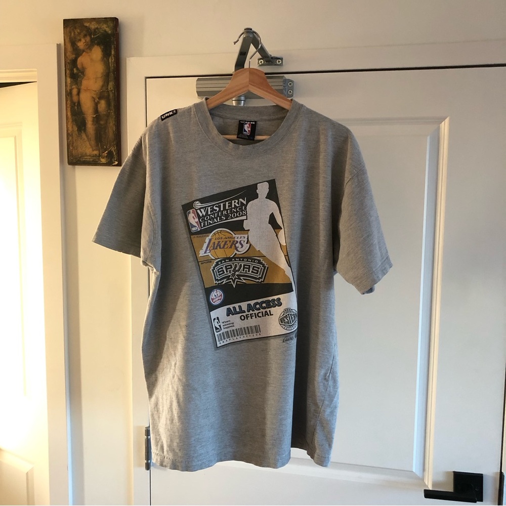NBA Western conference finals 2008 lakers Vs spurs all access tee shirt